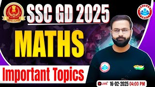 SSC GD 2025 | SSC GD Maths Important Topics 2025 | Maths MCQs For SSC GD | Maths By Deepak Sir