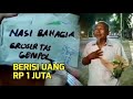 Viral Pasutri di Pasuruan Berkeliling Bagikan Nasi Bungkus Bahagia, Ternyata Berisi Uang Rp 1 Juta