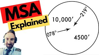 Minimum Sector Altitude (MSA)  - [How To Keep The Separation From The Terrain At All Times].