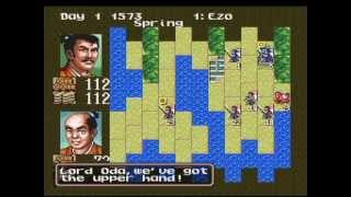 Strategy game Endings - Nobunaga's Ambition (SNES)