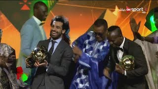 محمد صلاح افضل لاعب في افريقيا 2018 | رقصة صلاح