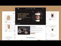 Responsive Coffee Shop Website Using HTML CSS & JavaScript - Step By Step