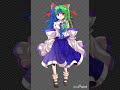 早苗の服の霊夢 anime project リクエスト