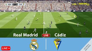 EN VIVO | Real Madrid vs Cádiz • LaLiga 23/24 Partido completo - Simulación de Videojuego