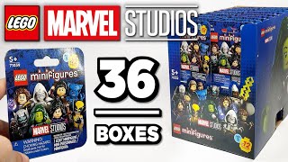 LEGO Marvel Studios Minifigures Series 2 - 36 Boxes Opening