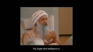 OSHO: Intelligence and Memory Are Totally Different