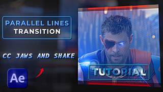 Parallel Lines + CC Jaws Shake Effect Tutorial | After Effects