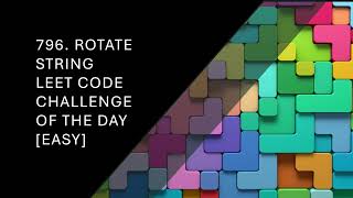 796. Rotate String Leetcode [EASY] Java solution