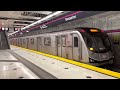 2 ttc toronto rocket trains on line 4 arriving u0026 departing bessarion stn february 20th 2023