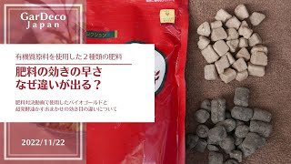 【バイオゴールド】肥料の効きの早さになぜ違いが出るのか？【超発酵油かすおまかせ】