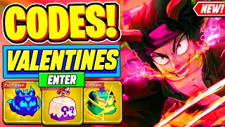 ⚠️New⚠️ ALL WORKING VALENTINES UPDATE CODES For Blox Fruits 2025 - Roblox Blox Fruits Codes 2025