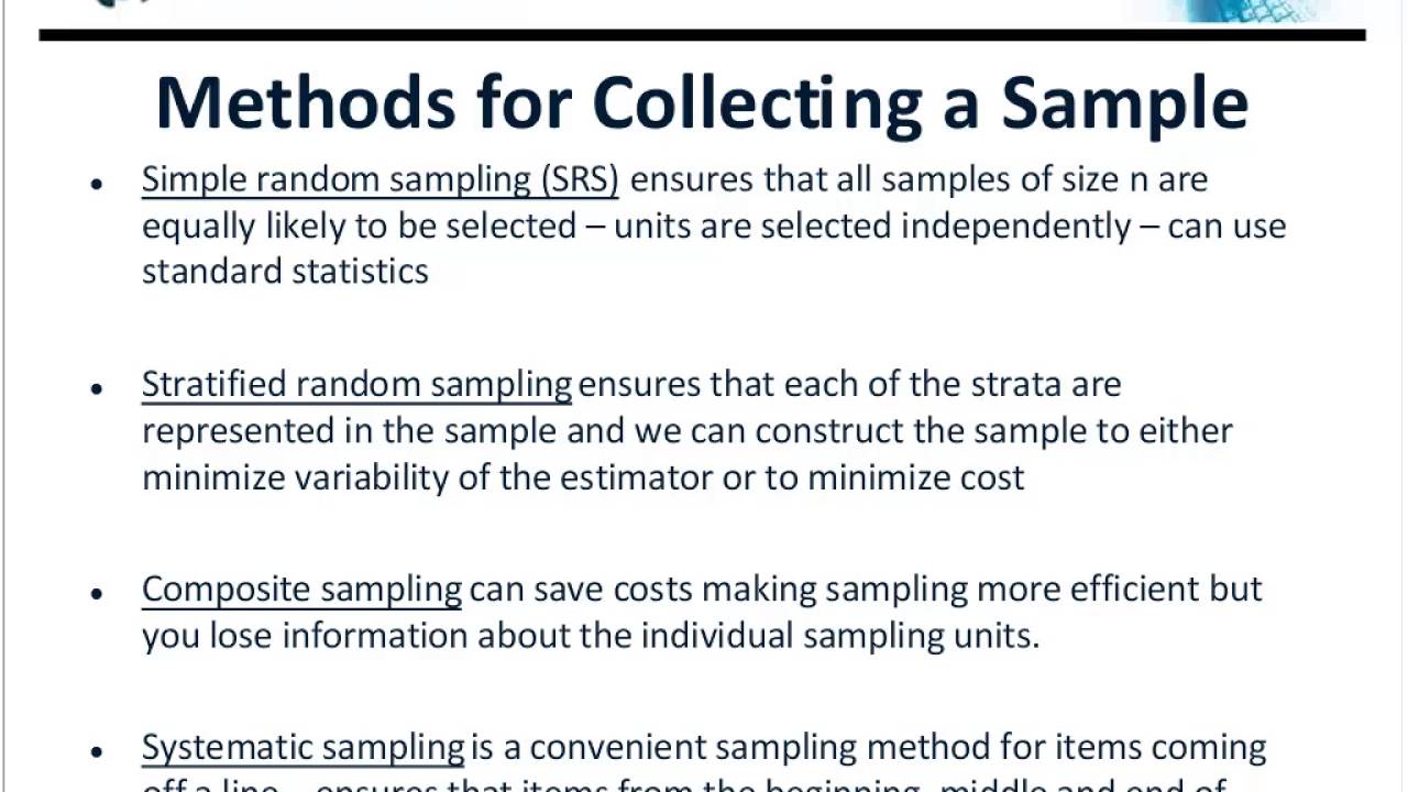 Statistical Methods Used To Calculate Sample Sizes - YouTube