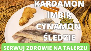 Śledź z pomidorami, kardamonem, cynamonem, imbirem. Omega -3 wydłuży życie. Młynek FinaMill