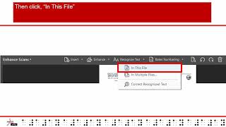 Creating Accessible PDF documents: Chapter Ten: Scanned Documents