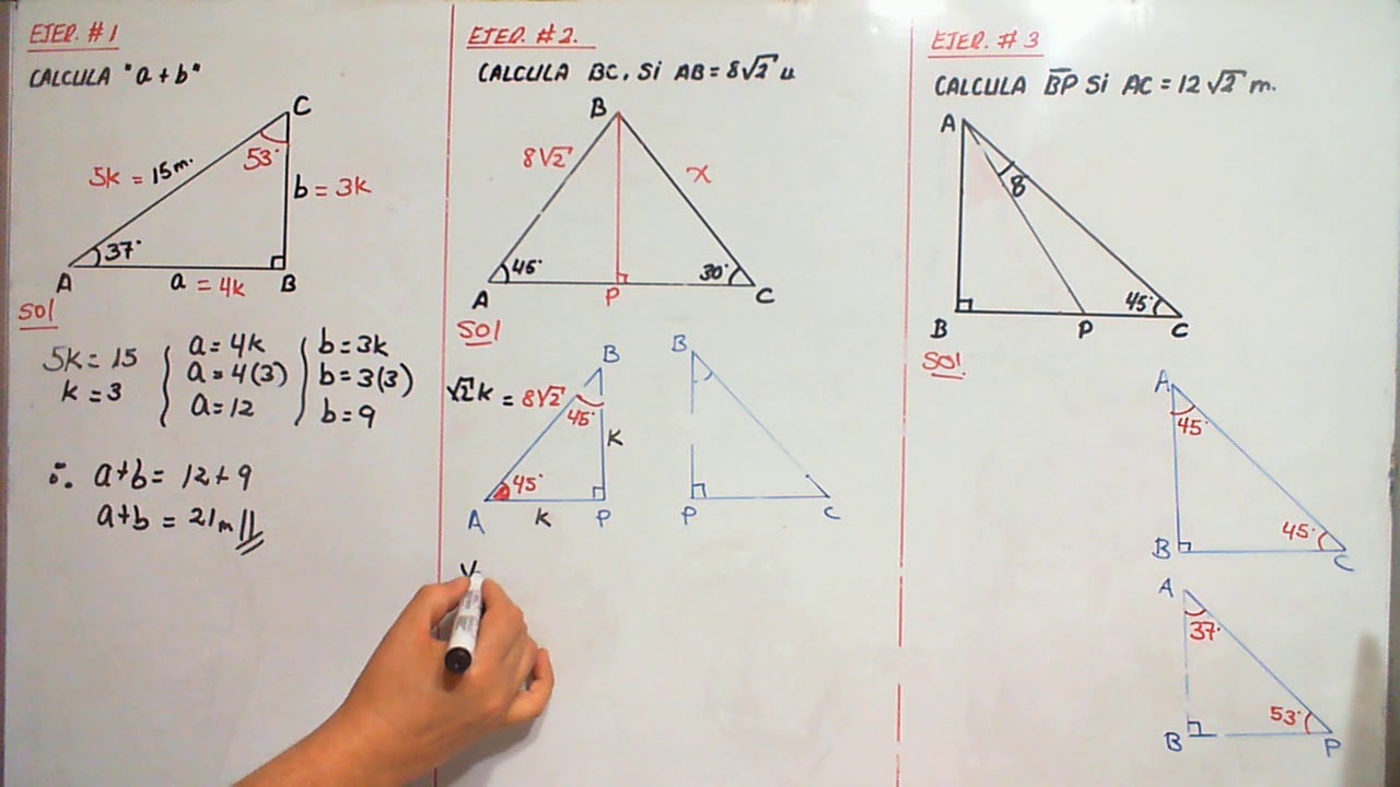 Triangulos Notables - YouTube