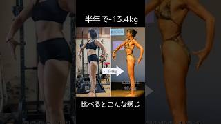 56歳の挑戦【2023】 #ボディメイク #motivation #筋トレ女子 #50歳からの挑戦 #年齢を言い訳にしない #ダイエット #ビフォーアフター #ボディビル