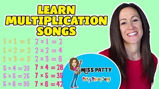 Multiplication Songs for Children (Official Video) Multiply Numbers 1 through 12 for Kids