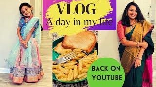 DIML || BACK ON YOUTUBE !! || Full Day Vlog || Updated Routine || Telugu vlog in USA - Ramya Kirtana