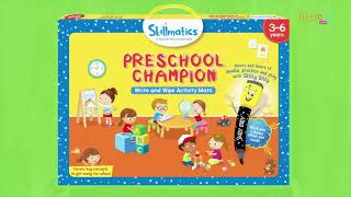 Skillmatics Preschool Champion Write \u0026 Wipe Activity Mats