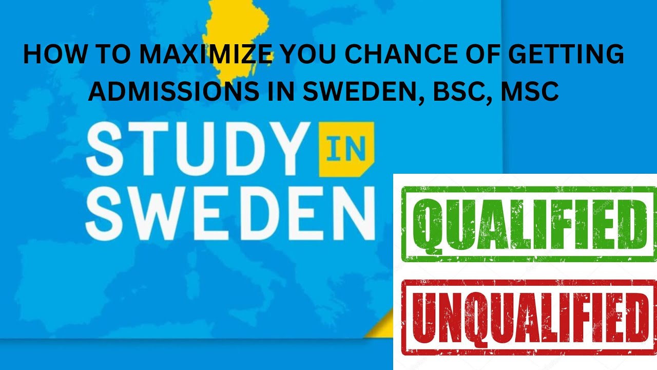 DO THIS BEFORE UNIVERSITY ADMISSIONS IN SWEDEN RELEASES ADMISSION ...