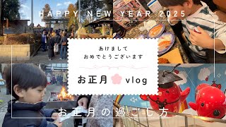 【お正月Vlog】初詣、実家帰省でのんびり満喫！お年玉で初めてのお買い物！最終日はめんたいパークに行き、道の駅でイルミネーション！締めはラーメン！