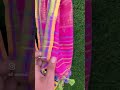 hand woven pure kala cotton bhujodi stole with multicoloured tesselshandcrafted dm on 8295575765