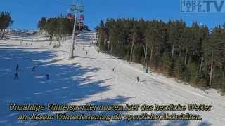 Wintersportler am Wurmberg - Ein ganz normaler Winterferientag auf dem höchsten Berg Niedersachsens