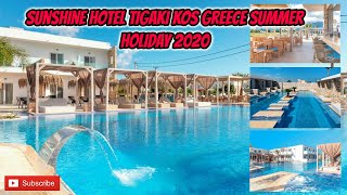 Sunshine Hotel tigaki kos Greece summer holiday 2020 by jet 2 holidays dji mavic air 4k