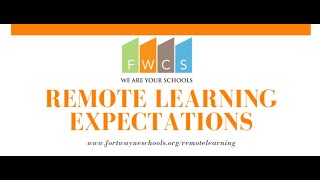 FWCS Remote Learning Expectations