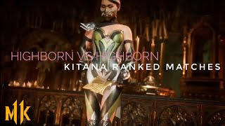 MK11 | INTENSE KITANA MIRROR MATCH - Highborn Vs Highborn