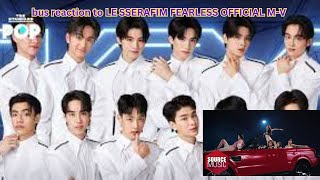 Bus reaction lee sserafim fearless l bts reaction to indian song l