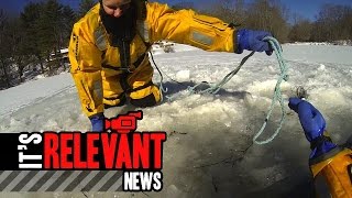 Ice Rescue with the Greenwich CT Fire Department