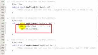 Java - Menu bar listeners