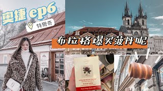 奧捷ep6｜🇨🇿神秘的捷克特爾奇小鎮、布拉格爆滿菠丹妮小心刷爆卡、買到三折的Burberry 爽翻天、隨便一間都好吃的煙囪捲TRDELNIK｜Telc \u0026 Prague one day vlog