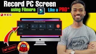 Screen Recording using Filmora like a PRO 🔥 | filmora screen recorder tutorial | filmora 12 tutorial