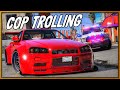 GTA 5 Roleplay - Annoying Cops in 'MONSTER' Nissan Skyline GTR R34 | RedlineRP #857