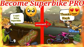 How to be PRO With SUPERBIKE🌝 Hill Climb Racing 2