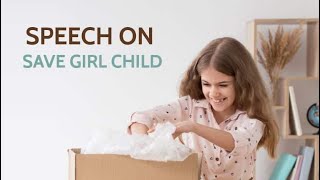 #Save #Girl #Child Speech (English Subtitles) | #ENGLISH #SPEECH | Learn English Grammar