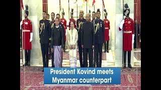 President Kovind meets Myanmar counterpart