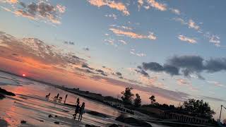 金門海邊夕陽-縮時攝影timelapse