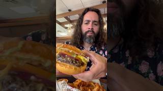 Trying the NEW @arbys Cheesy Bacon Burger. Food Review #foodreview #burgers