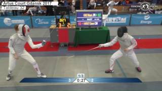 FE W F Individual Gdansk POL World Cup 2017 T32 13 red HARVEY CAN vs KANO JPN