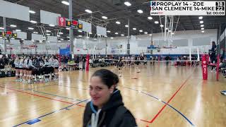 SCVA (2024-25) Evt#1…SAN CLEMENTE 14-MIKE vs PROPLAY 14-ZOE