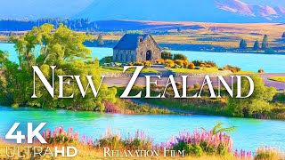 New Zealand 4K - Deep Relaxation Film with Relaxing Music - Nature  4K Ultra HD