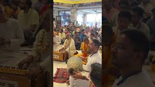 Special kirtan and prayer at ISKCON NOIDA for better health of HH Gopal Krishna Goswami Maharaj