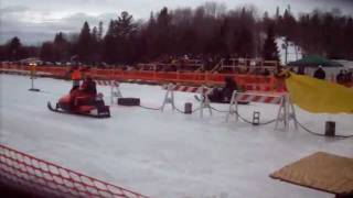 KASRA Winternationals (East Branch Sno Rovers) Snowmobile Ice drags IMP 1000 #8