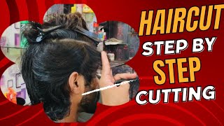 #step by# step # cutting rough# hairstyle#