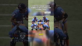 LFL Christel Ferrari Harris dominates rushing yards #shorts #filikehal