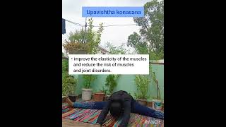 how to do Upavistha konasana-wide angle seated forward bend.#forwardbend #streching #yogatips #viral