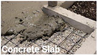 Miniature brick house | Pour a Concrete Slab |
